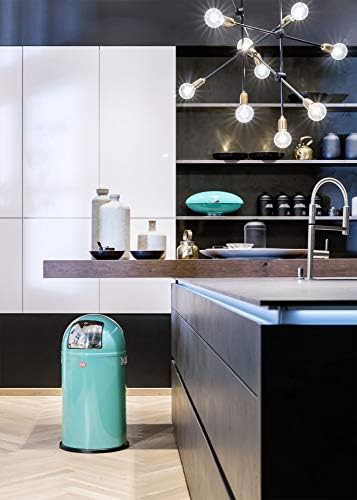 Graphite stainless steel pushboy kitchen trash can — photo 3