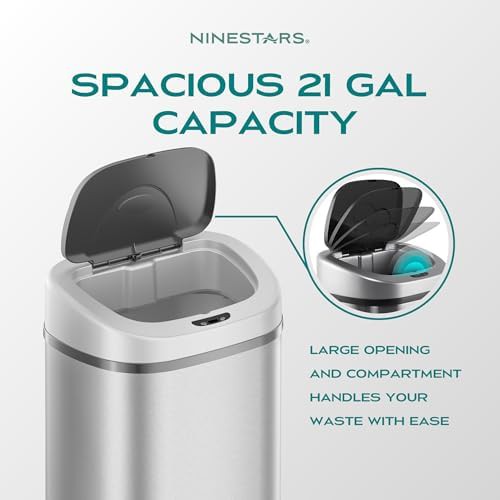 Stainless steel oval motion sensor 21 gal — photo 4