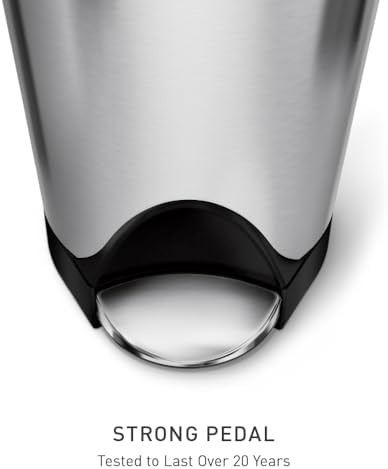 Butterfly lid kitchen step trash can 45L — photo 5