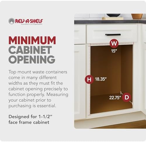 Top Mount Double Pullout 35 Qt Bin — photo 4