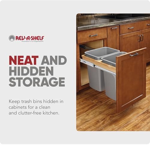 Top Mount Double Pullout 35 Qt Bin — photo 5