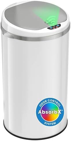 Sensor kitchen bin with odor filter