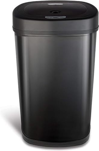Ninestars black automatic motion sensor garbage can — photo 5