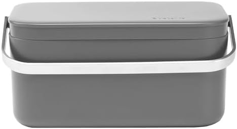 Dark gray food waste caddy