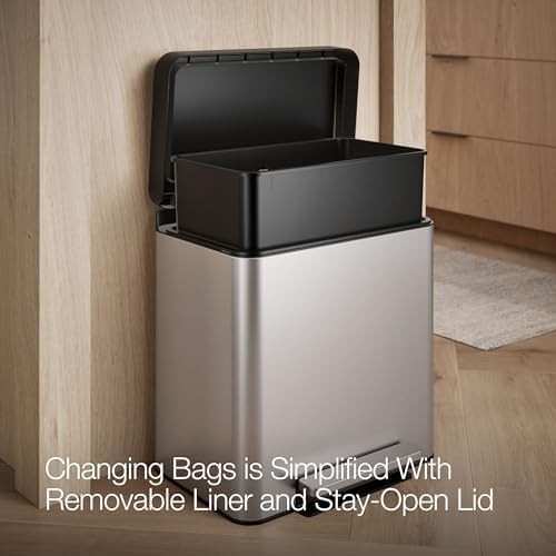 Kohler 8 gallon compact step kitchen can — photo 5