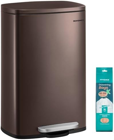 Classic pedal stainless steel 13 gallon bin