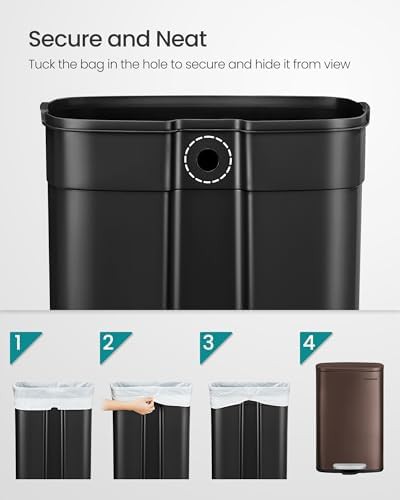 Classic pedal stainless steel 13 gallon bin — photo 5