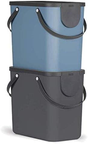 Anthracite and blue waste separation set