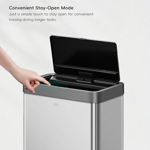 Mirage X large stainless motion sensor bin — photo 5