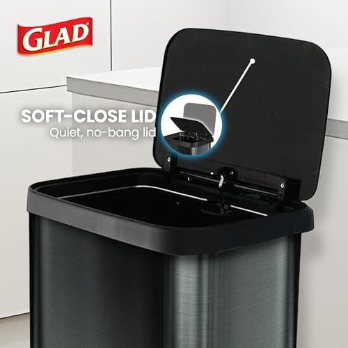 Pewter stainless steel 20 gallon kitchen bin — photo 4
