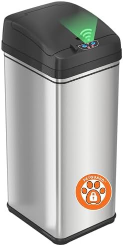 Dog Proof Sensor Kitchen Trash Can