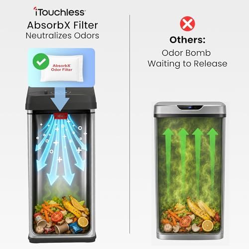 Dog Proof Sensor Kitchen Trash Can — photo 4