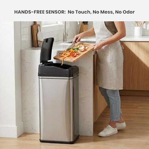 Dog Proof Sensor Kitchen Trash Can — photo 5