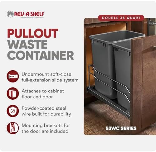 Standard Double Pullout Kitchen Waste System — photo 5