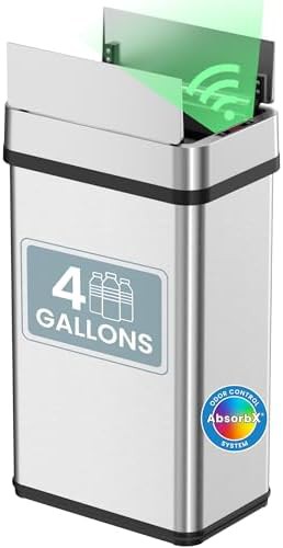 Wings Open Sensor Nursery Waste Bin