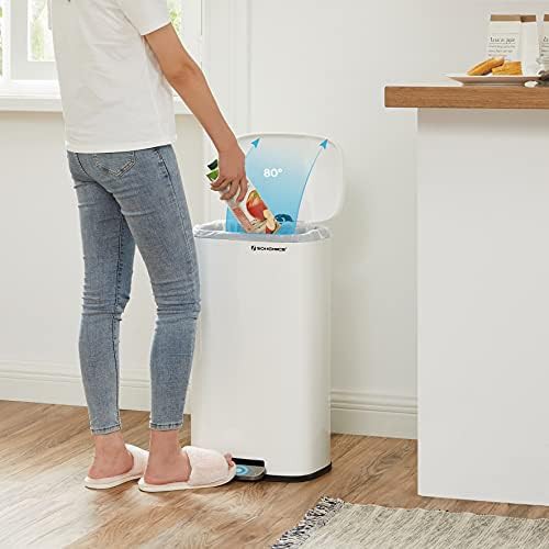 Soft Close 8 Gallon Stainless Kitchen Bin — photo 3