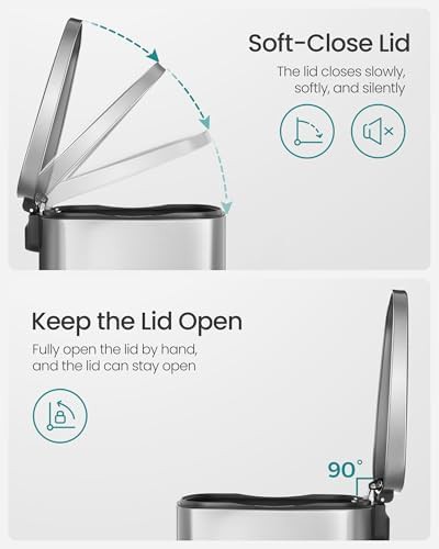 Classic Step 13 Gallon Stainless Bin — photo 4