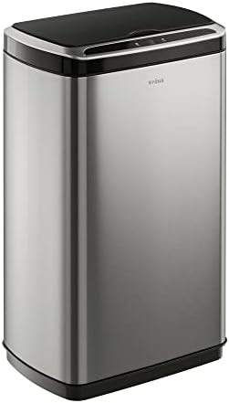 Stainless steel motion sensor 13 gallon trash can