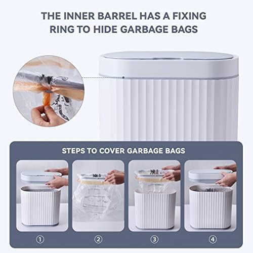 Waterproof White and Grey Sensor Bin — photo 3