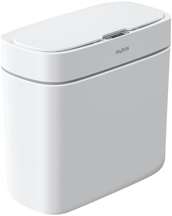 Joybos white 2.6 gallon sensor bin