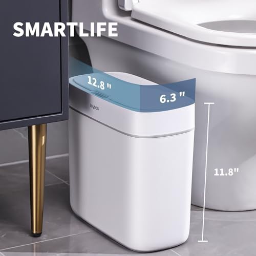 Joybos white 2.6 gallon sensor bin — photo 5