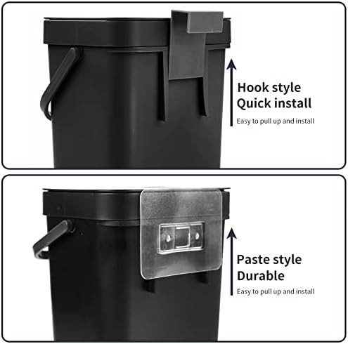 Hanging wall mount black kitchen 2 pack — photo 3