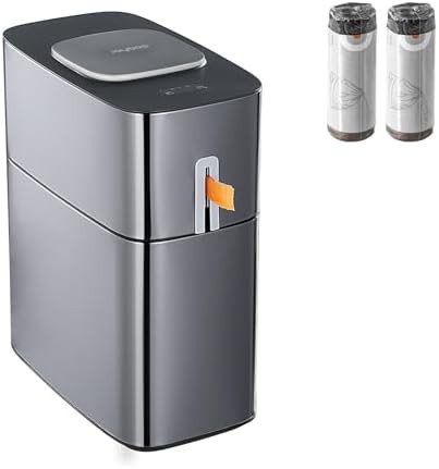 Narrow Metal Motion Sensor Privacy Bin