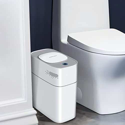 Joybos narrow motion sensor white bin