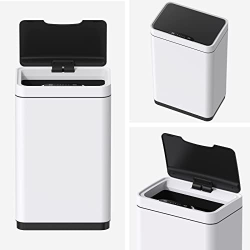 Large 15 gallon touchless motion sensor trash can — photo 3