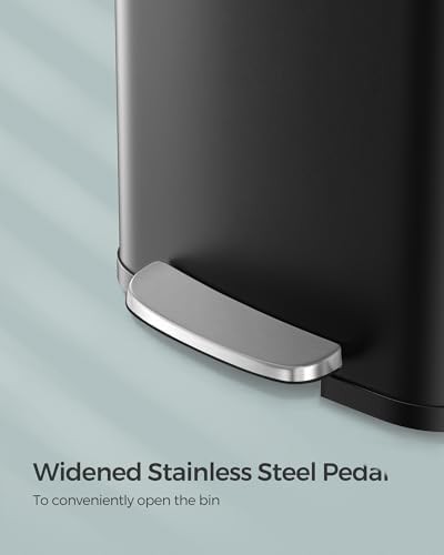 Brushed Stainless 13 Gallon Step Can — photo 5