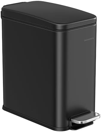 Mini Slim Bathroom 1.3 Gallon Bin