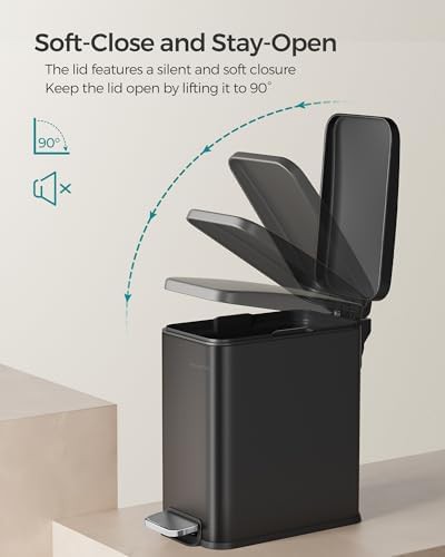 Mini Slim Bathroom 1.3 Gallon Bin — photo 5