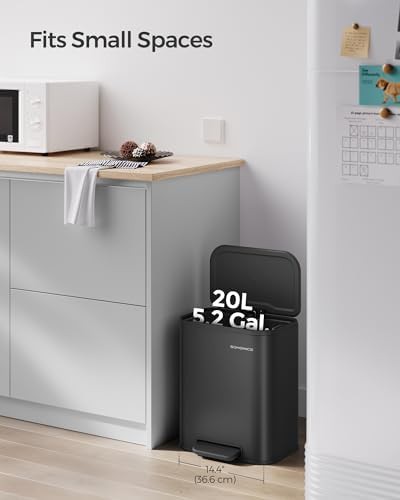 Mini stainless steel step 5.3 gallon bin — photo 3
