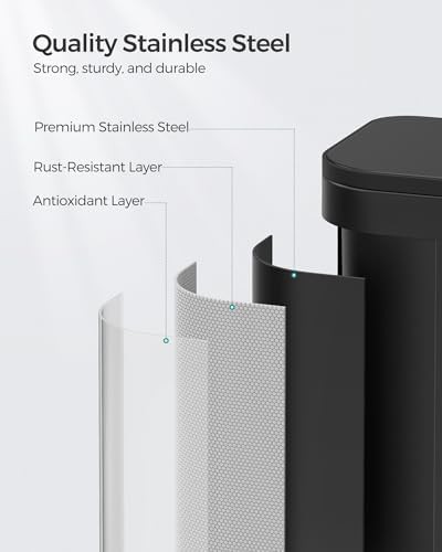 Mini stainless steel step 5.3 gallon bin — photo 4