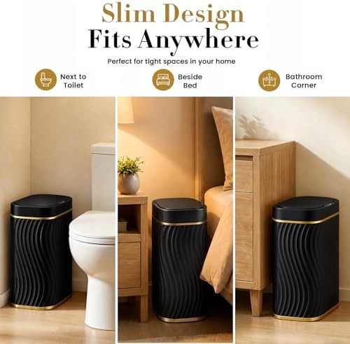 Slim waterproof motion sensor smart bin — photo 4