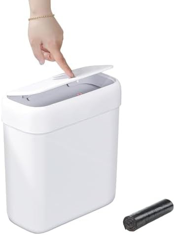 Funest small press top slim trash can