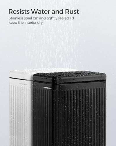 Waterproof Bathroom Stainless 2.6 Gallon Bin — photo 4