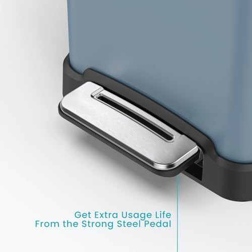 Home Zone Living 12 gallon slim step pedal bin — photo 5