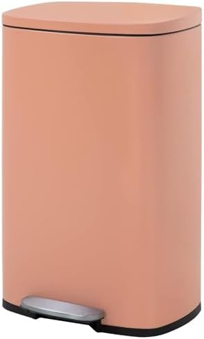 Fingerprint proof stainless 50L pedal bin