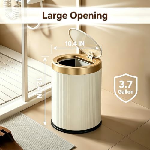 Uralfa automatic touchless sensor bathroom waste bin — photo 4