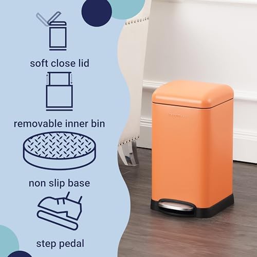 Carrot cake Betty retro mini trash can — photo 3