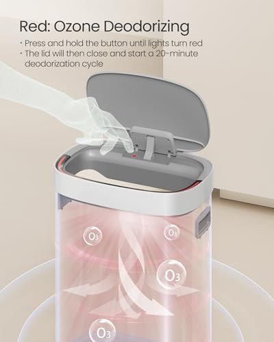 Motion Sensor 17.2 Gallon Stainless Bin — photo 3