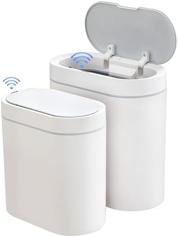 Slim White Plastic Motion Sensor Two Pack