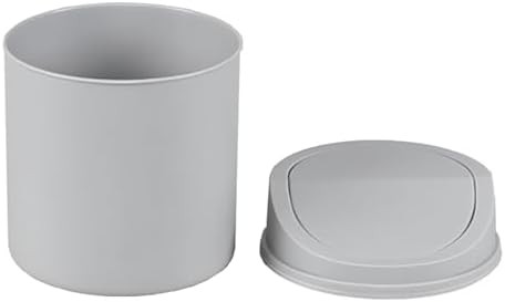 Grey Mini Swing Lid Desktop Bin — photo 3