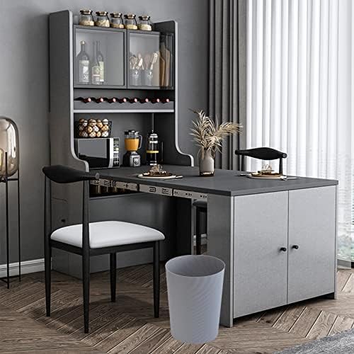 Grey plastic small wastebasket 1.8 gallon — photo 5