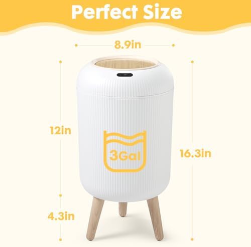 4 gallon motion sensor touchless trash bin — photo 3
