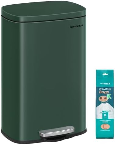 Step on pedal stainless steel 13 gallon bin