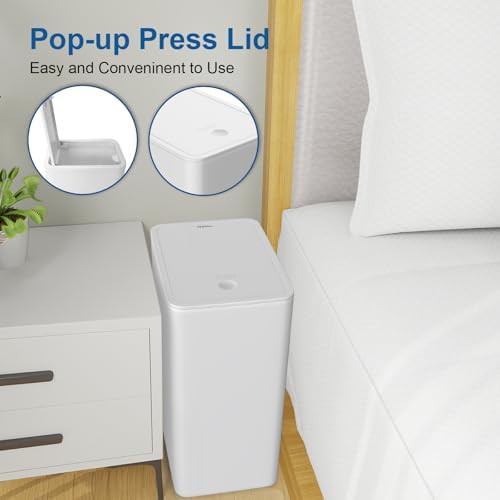 Assorted pop up slim trash bin 3 pack — photo 5
