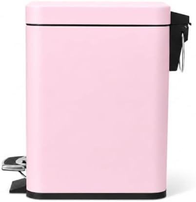 Compact step pedal waste bin with lid — photo 3