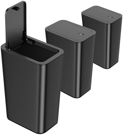 Small Black Slim Compost Bin Set